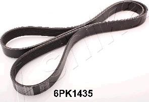 Ashika 112-6PK1435 - V-Ribbed Belt autospares.lv