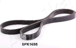 Ashika 112-6PK1695 - V-Ribbed Belt autospares.lv