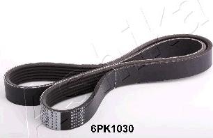 Ashika 112-6PK1030 - V-Ribbed Belt autospares.lv