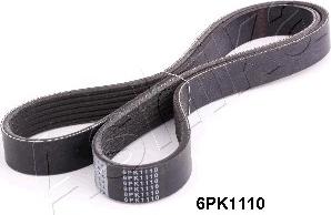 Ashika 112-6PK1110 - V-Ribbed Belt autospares.lv