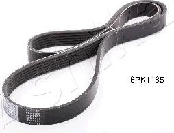 Ashika 112-6PK1185 - V-Ribbed Belt autospares.lv