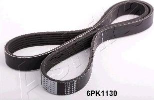 Ashika 112-6PK1130 - V-Ribbed Belt autospares.lv