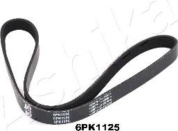 Ashika 112-6PK1125 - V-Ribbed Belt autospares.lv