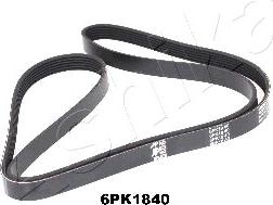 Ashika 112-6PK1840 - V-Ribbed Belt autospares.lv