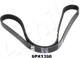 Ashika 112-6PK1360 - V-Ribbed Belt autospares.lv