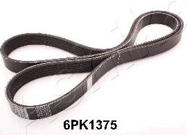 Ashika 112-6PK1375 - V-Ribbed Belt autospares.lv