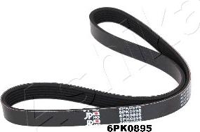 Ashika 112-6PK895 - V-Ribbed Belt autospares.lv