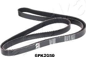 Ashika 112-6PK2050 - V-Ribbed Belt autospares.lv