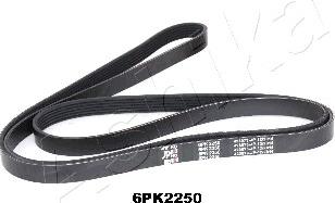 Ashika 112-6PK2250 - V-Ribbed Belt autospares.lv