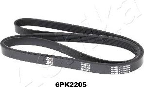 Ashika 112-6PK2205 - V-Ribbed Belt autospares.lv