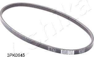 Ashika 112-3PK645 - V-Ribbed Belt autospares.lv