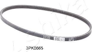 Ashika 112-3PK665 - V-Ribbed Belt autospares.lv