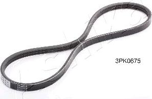 Ashika 112-3PK675 - V-Ribbed Belt autospares.lv