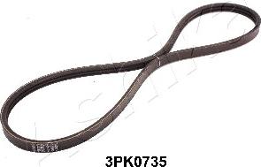 Ashika 112-3PK0735 - V-Ribbed Belt autospares.lv