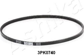 Ashika 112-3PK740 - V-Ribbed Belt autospares.lv