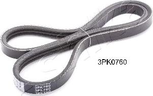 Ashika 112-3PK760 - V-Ribbed Belt autospares.lv