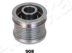 Ashika 130-09-908 - Pulley, alternator, freewheel clutch autospares.lv