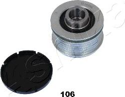 Ashika 130-01-106 - Pulley, alternator, freewheel clutch autospares.lv
