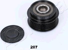 Ashika 130-02-207 - Pulley, alternator, freewheel clutch autospares.lv