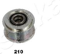 Ashika 130-02-210 - Pulley, alternator, freewheel clutch autospares.lv