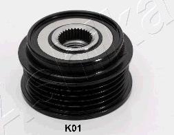 Ashika 130-0K-K01 - Pulley, alternator, freewheel clutch autospares.lv