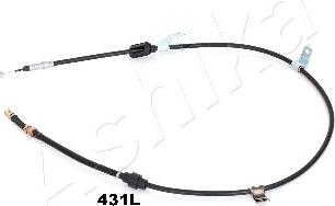 Ashika 131-04-431L - Cable, parking brake autospares.lv