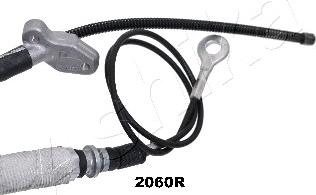 Ashika 131-02-2060R - Cable, parking brake autospares.lv