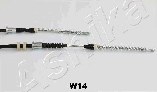 Ashika 131-0W-W14 - Cable, parking brake autospares.lv