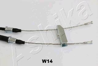 Ashika 131-0W-W14 - Cable, parking brake autospares.lv