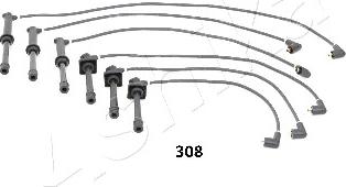 Ashika 132-03-308 - Ignition Cable Kit autospares.lv