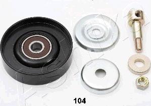 Ashika 129-01-104 - Pulley, v-ribbed belt autospares.lv