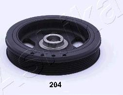 Ashika 122-02-204 - Belt Pulley, crankshaft autospares.lv