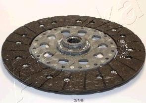 Ashika 80-03-316 - Clutch Disc autospares.lv