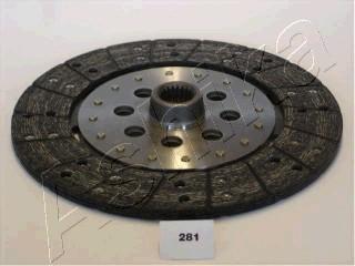 Ashika 80-02-281 - Clutch Disc autospares.lv