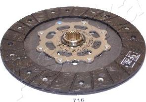 Ashika 80-07-716 - Clutch Disc autospares.lv