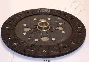 Ashika 80-07-716 - Clutch Disc autospares.lv