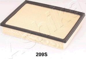 Ashika 20-02-209 - Air Filter, engine autospares.lv