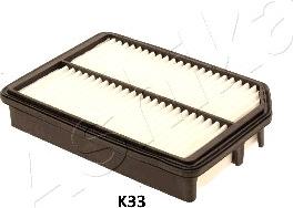 Ashika 20-0K-K33 - Air Filter, engine autospares.lv