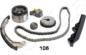 Ashika KCK106V - Timing Chain Kit autospares.lv