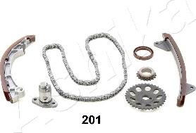 Ashika KCK201 - Timing Chain Kit autospares.lv