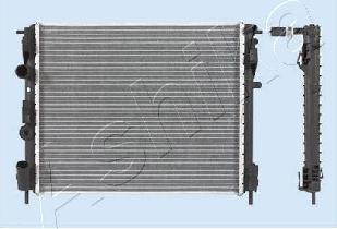 Ashika RDA093072 - Radiator, engine cooling autospares.lv