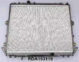 Ashika RDA153119 - Radiator, engine cooling autospares.lv