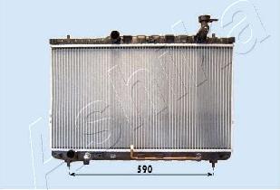 Ashika RDA283088 - Radiator, engine cooling autospares.lv