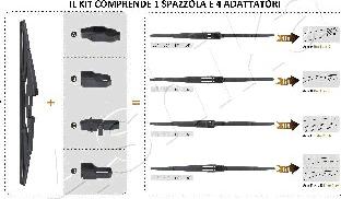 Ashika SA-X40R - Wiper Blade autospares.lv