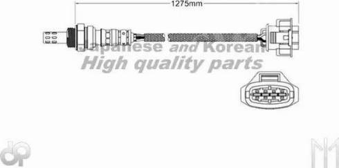 Ashuki 9200-49462 - Lambda Sensor autospares.lv