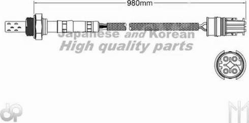 Ashuki 9200-49178 - Lambda Sensor autospares.lv