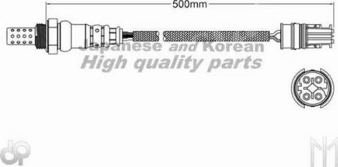 Ashuki 9200-48930 - Lambda Sensor autospares.lv