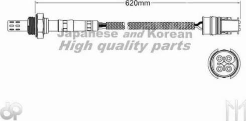 Ashuki 9200-48282 - Lambda Sensor autospares.lv