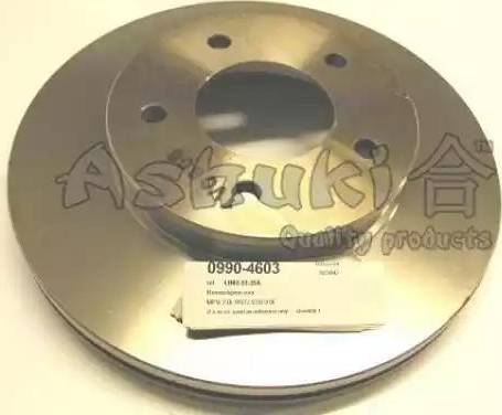 Ashuki 0990-4603 - Brake Disc autospares.lv