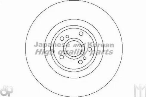 Ashuki 0990-6107 - Brake Disc autospares.lv